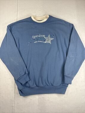 VTG M & C Sportswear Grandmas Make Dreams Come True Sweatshirt Crewneck Medium